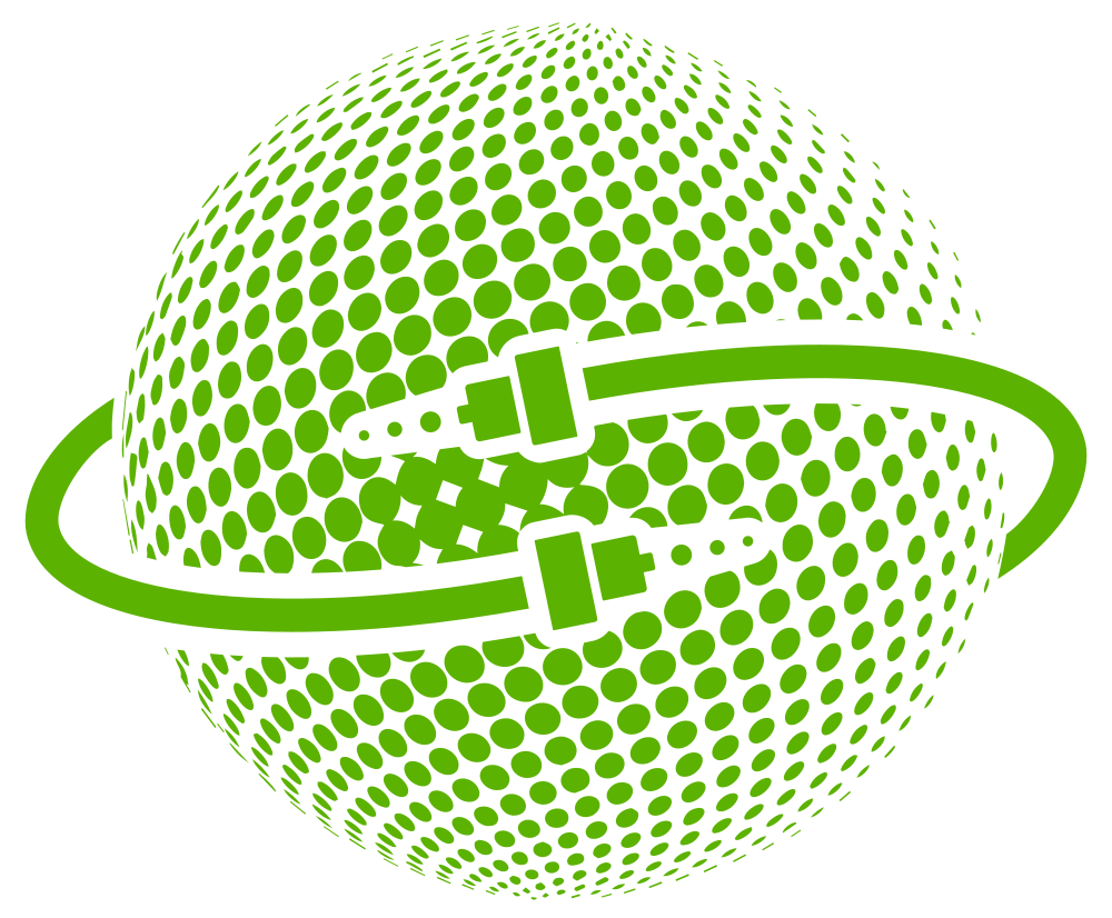 Keswick Fiber Network Icon (Globe With Fiber Optics)